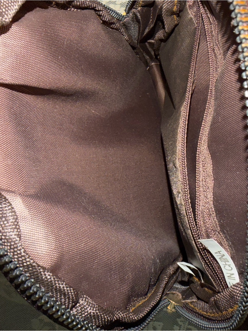 Brown Mickey Mouse Print Crossbody/Sling Bag - Picture 6 of 7
